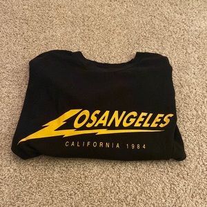 cute brandy Melville! cropped black tee!